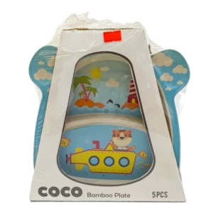 ست 5 تکه ظرف غذا بامبو کوکو کد 12 - COCO